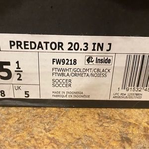 Adidas Predator 20.3 Indoor Soccer cleats